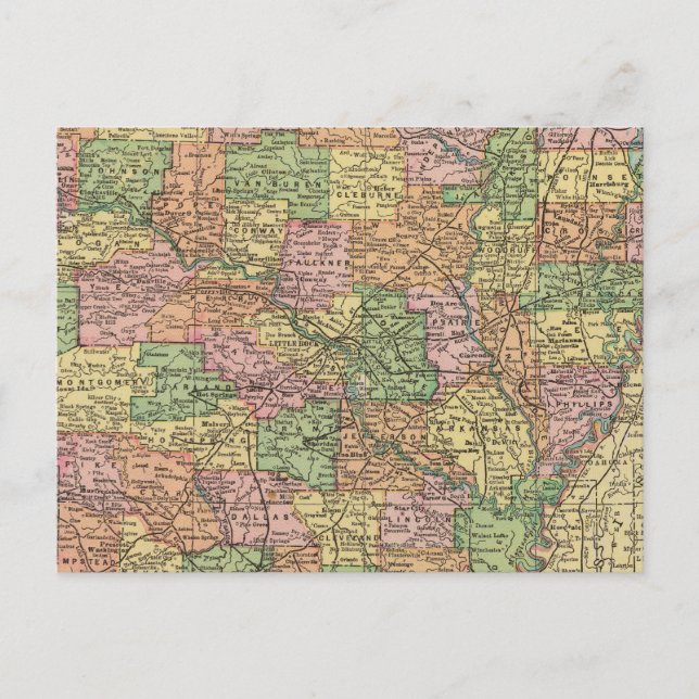 Postal Arkansas 4 (Anverso)