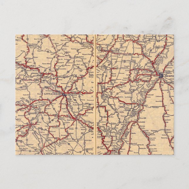 Postal Arkansas 5 (Anverso)