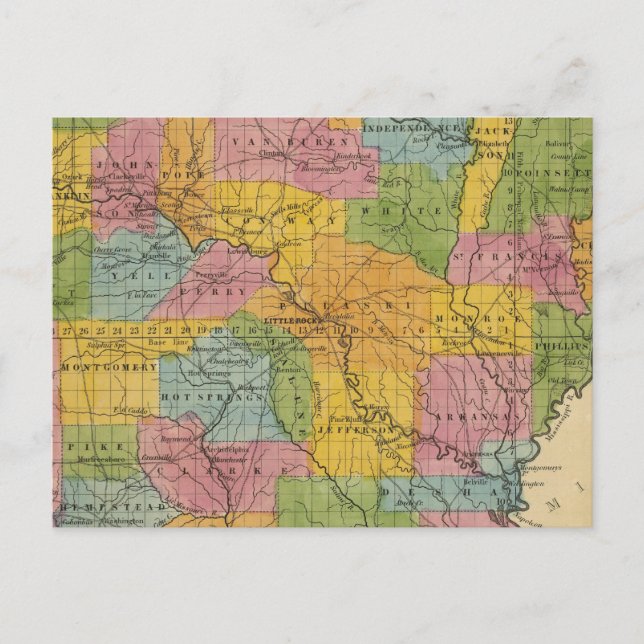Postal Arkansas 7 (Anverso)