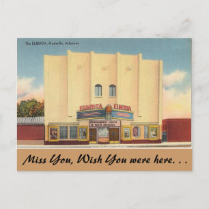 Postal Arkansas, el teatro Elberta
