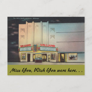 Postal Arkansas, el teatro Williams