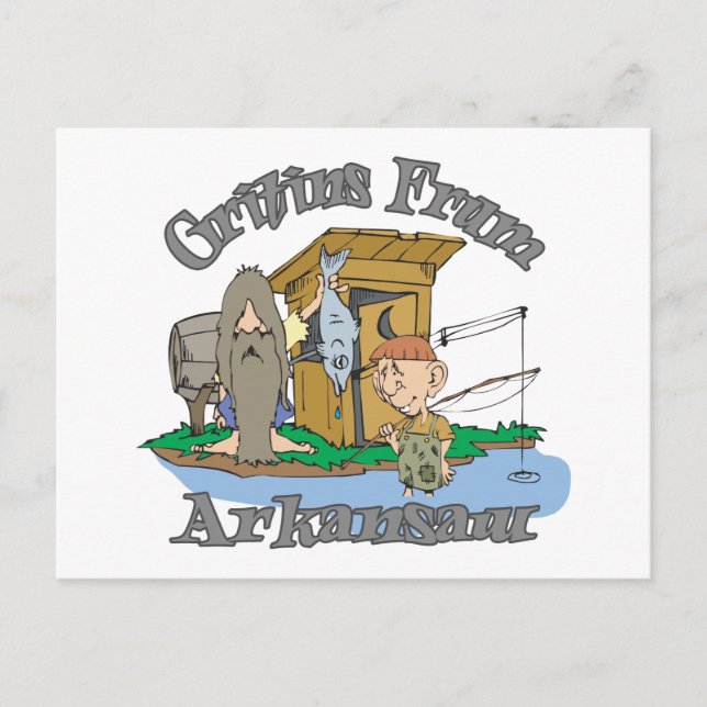Postal Arkansas Hillbilly (Anverso)