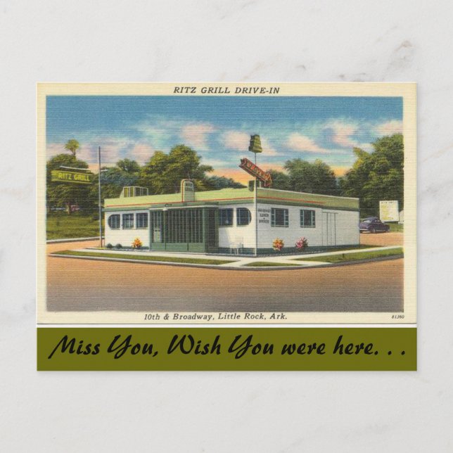Postal Arkansas, Ritz Grill Drive (Anverso)