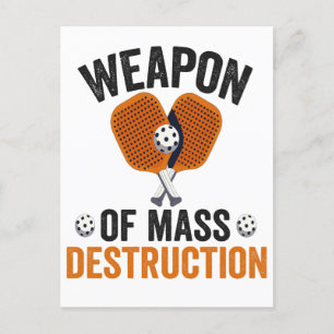 Postal Arma de Destrucción Masiva Deporte Divertido de Pi