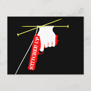 Postal Arma de punto con puntas