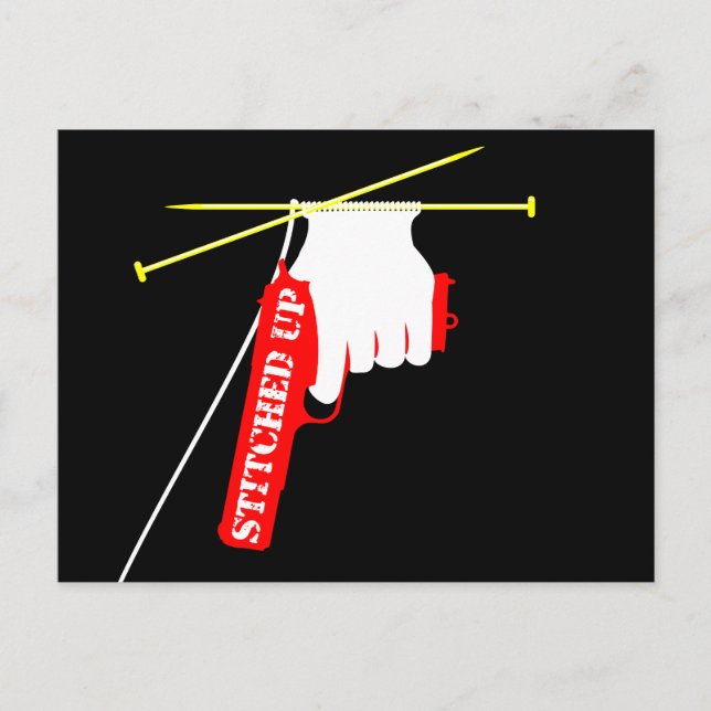 Postal Arma de punto con puntas (Anverso)