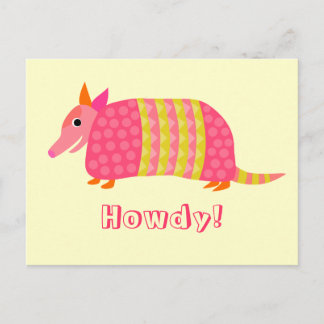 Postal Armadillo Postcard