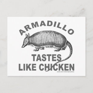 POSTAL ARMADILLO SABE COMO POLLO