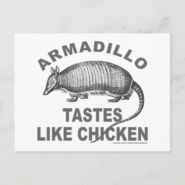 POSTAL ARMADILLO SABE COMO POLLO (Anverso)