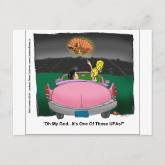 Postal Armadillo volador no identificado, regalos diverti