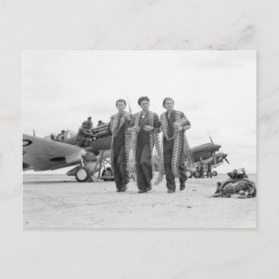 Postal Armados a los dientes, años 40