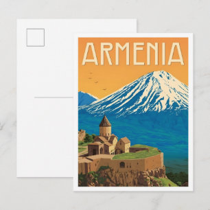 Postal Armenia Arte Antiguo Viajes