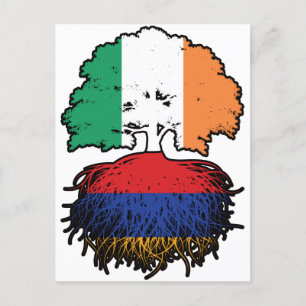 Postal Armenia: Bandera de raíces de árboles de Irlanda i