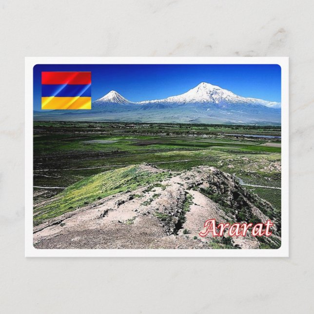 Postal Armenia - Monte Ararat (Anverso)