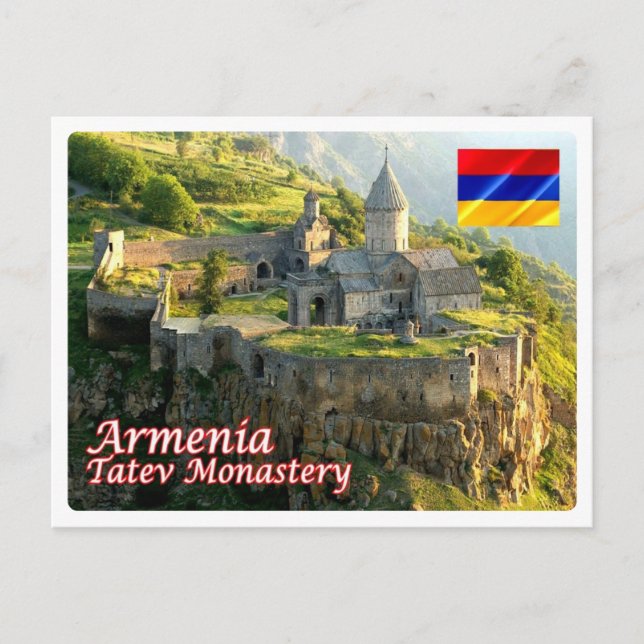Postal Armenia - Syunik - Monasterio Tatev - (Anverso)