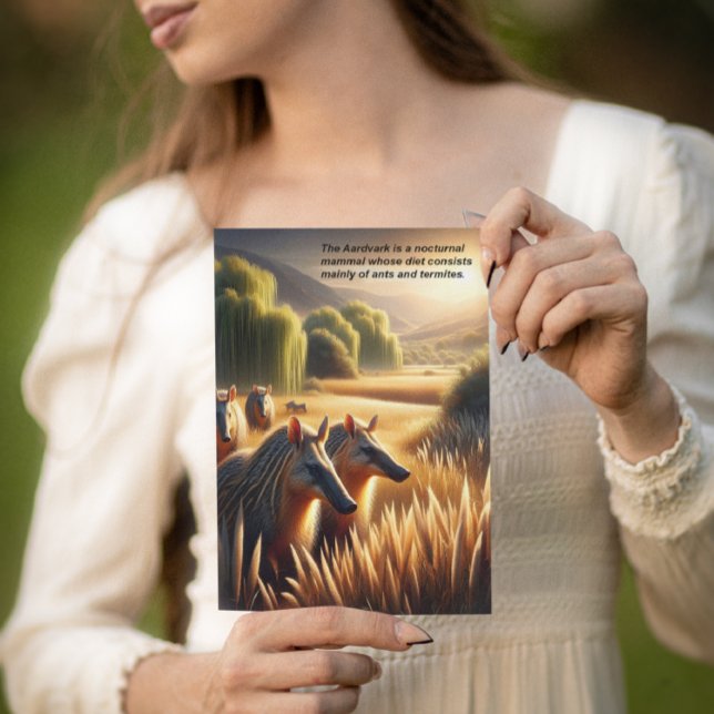 Postal Armonía de Aardvark en la Naturaleza (Subido por el creador)