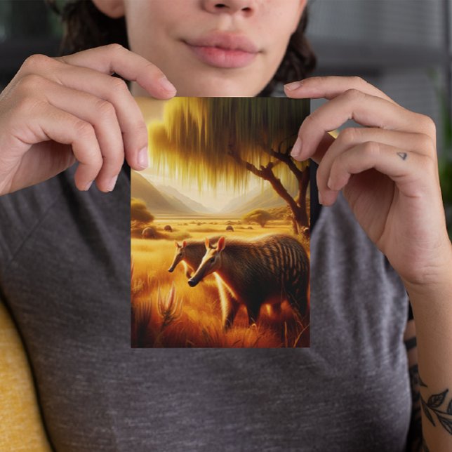 Postal Armonía de vida silvestre Aardvark Serene (Subido por el creador)