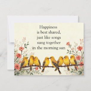 Postal Armonía en flor