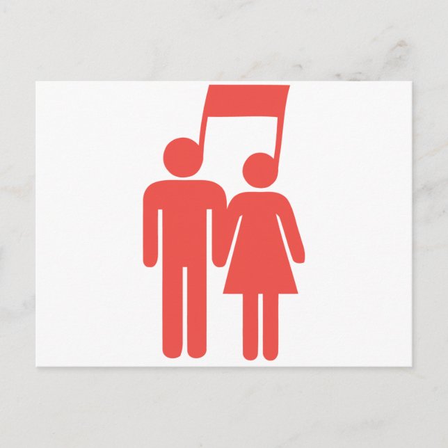 Postal Armonía en sincronización (Anverso)