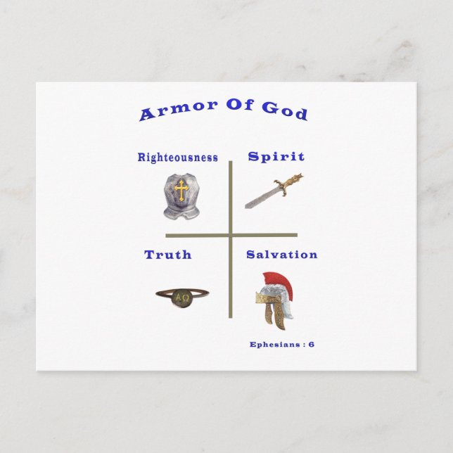 Postal Armor de Dios (Anverso)
