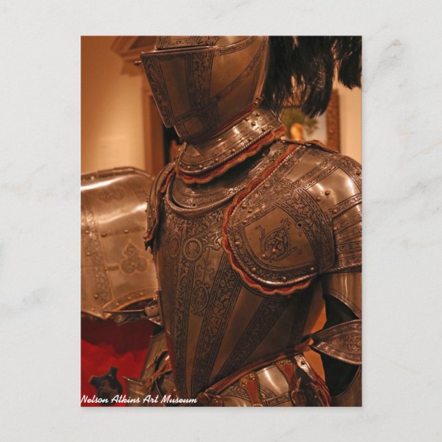 Postal "Armor de jinetes de campo" (Anverso)