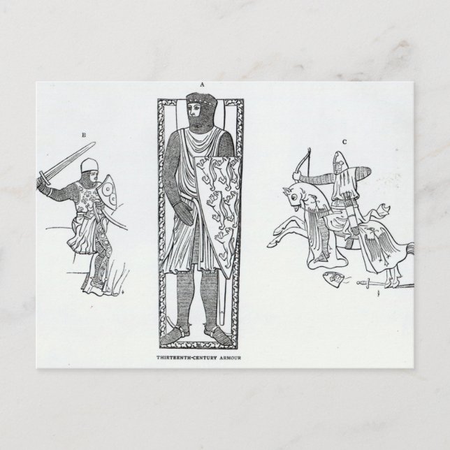 Postal Armor del siglo XIII (Anverso)