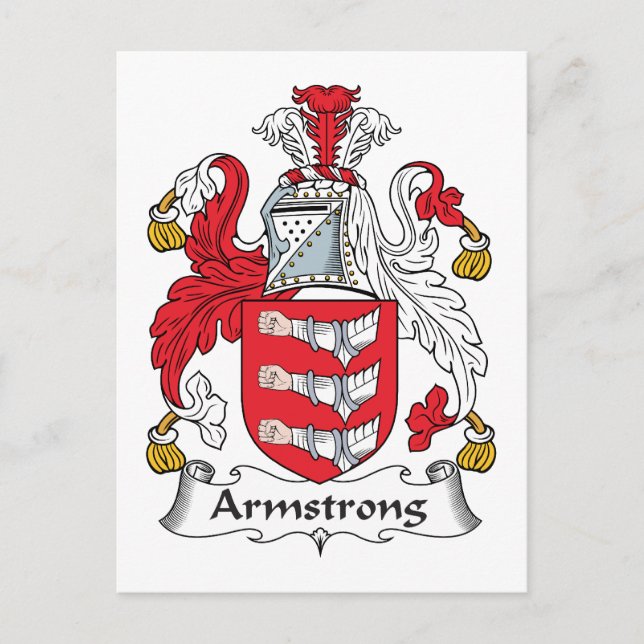 Postal Armstrong Family Crest (Anverso)