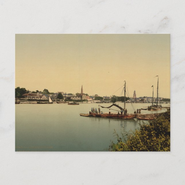 Postal Arnhem en el Rin, Países Bajos (Anverso)