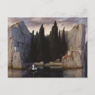 Postal Arnold Böcklin - La isla de los muertos
