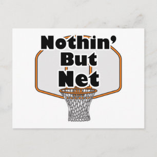 Postal aro de baloncesto nothin but net