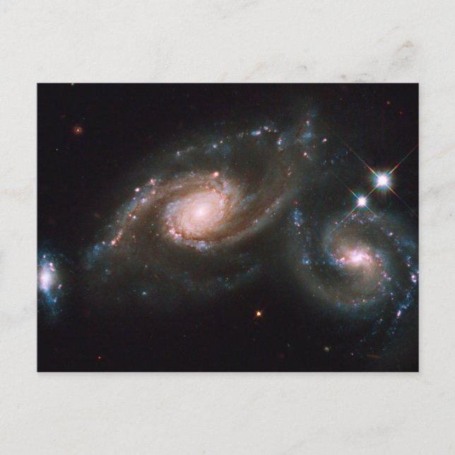 Postal Arp 274 Galaxia Espacio de la NASA (Anverso)