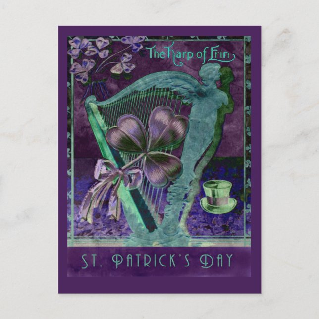 Postal Arpa de Erin (Anverso)