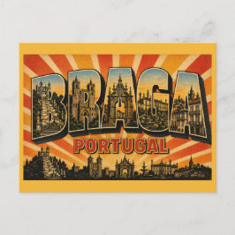 Postal Arquidiócesis antigua de Braga Portugal 