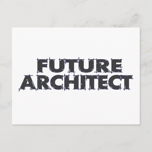 Postal Arquitecto de futuro (Anverso)