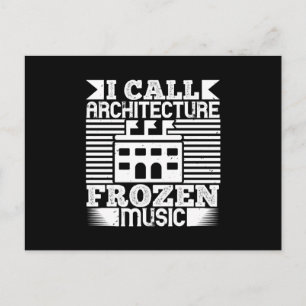 Postal Arquitecto - Llamo a la Arquitectura Música Congel