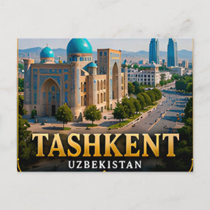 Postal Arquitectura atemporal de Tashkent y Uzbekistán mo