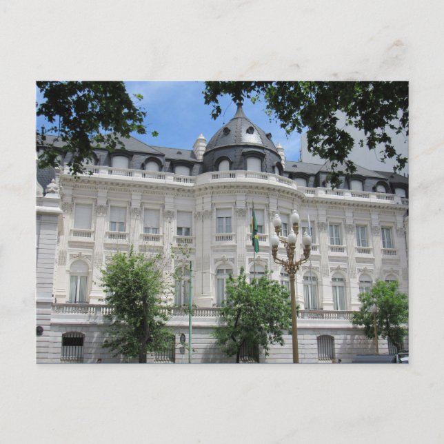 Postal arquitectura blanca de buenos aires (Anverso)