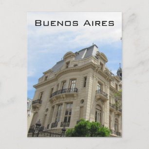 Postal arquitectura clásica de buenos aires