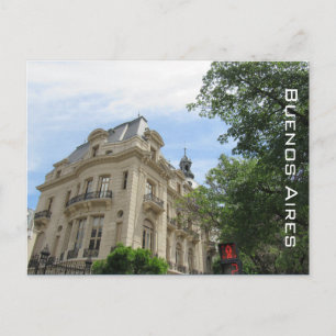 Postal arquitectura clásica de buenos aires