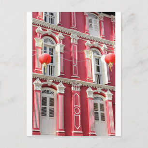 Postal Arquitectura colonial china Singapur