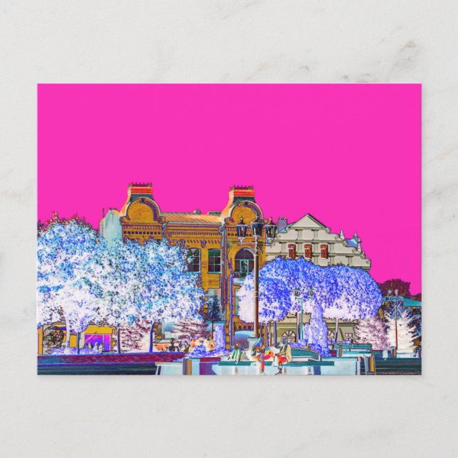 Postal Arquitectura de Bielorrusia Grodno (Anverso)