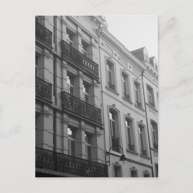 Postal Arquitectura de Bruselas (Anverso)