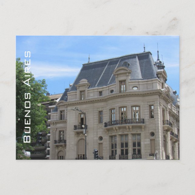 Postal arquitectura de buenos aires (Anverso)