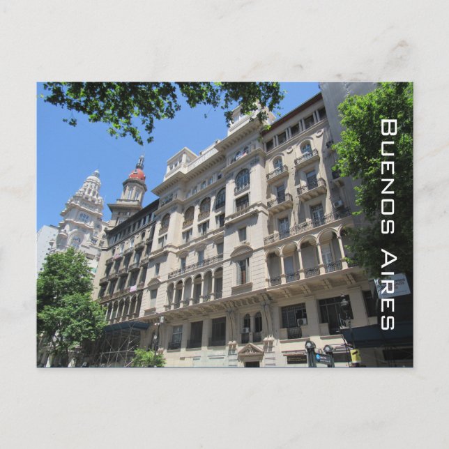 Postal arquitectura de buenos aires (Anverso)