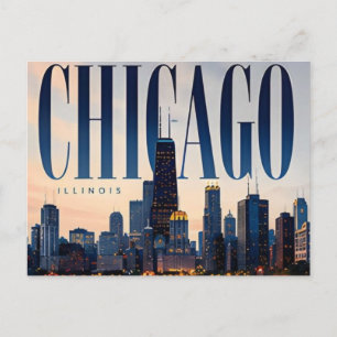 Postal Arquitectura de Chicago en el río Ciudad Viajes