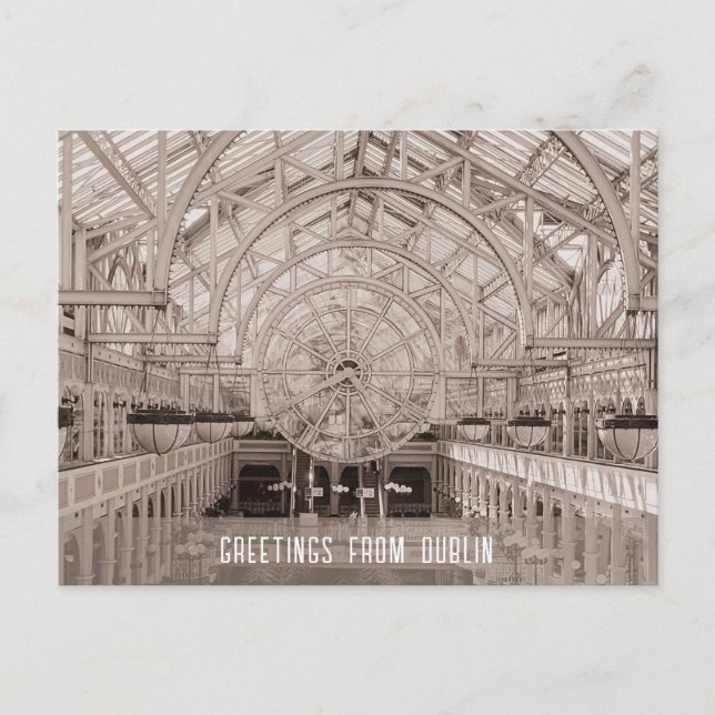 Postal Arquitectura de Dublín Irlanda  (Anverso)