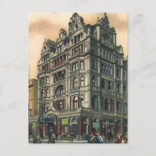 Postal Arquitectura de época Queens Hotel Leicester Squar