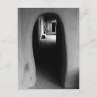 Arquitectura de las puertas de Adobe Foto en blanc