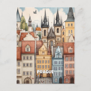 Postal Arquitectura de Praga
