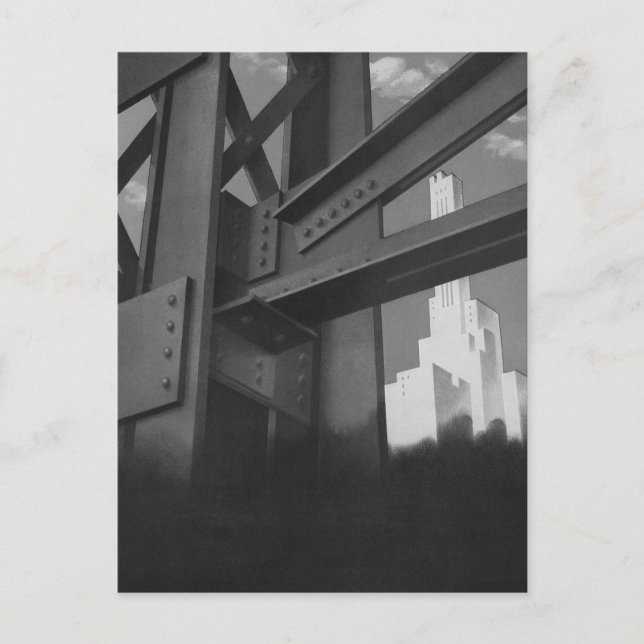 Postal Arquitectura de rascacielos de construcción de ace (Anverso)